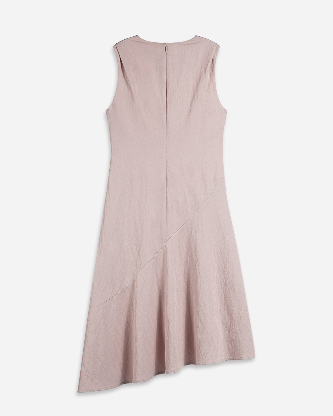 Dusty Rose Asymmetric Slit Dress Womens Sleeveless Dress Womes Summer Long Dress 