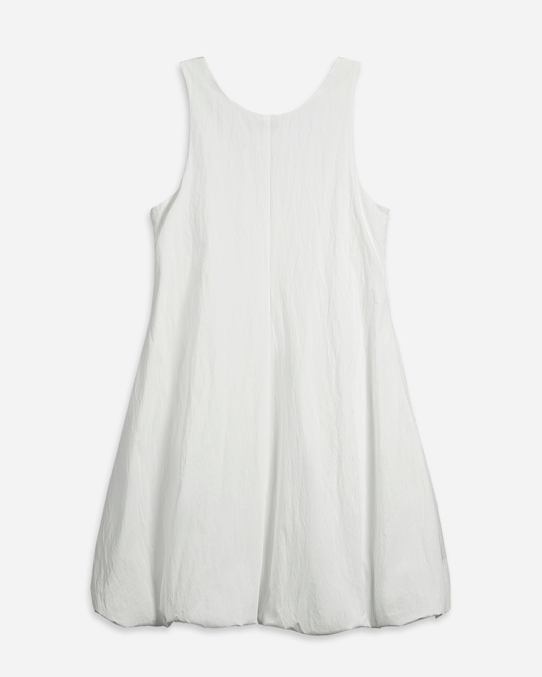 Pure White Cloud Dress Womens Sleeveless Dress Pleated Dress Womens Short Length Dress 