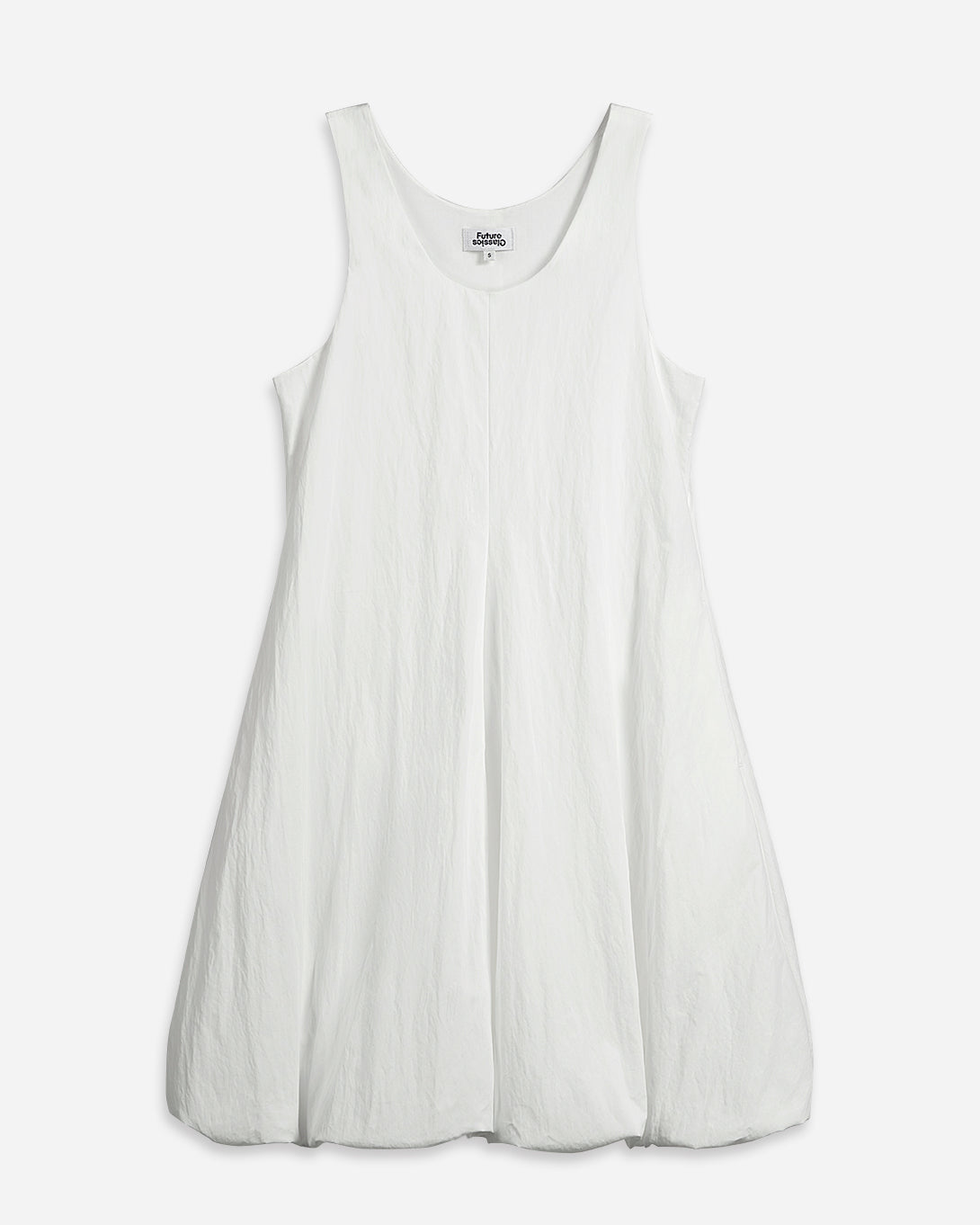 Pure White Cloud Dress Womens Sleeveless Dress Pleated Dress Womens Short Length Dress 