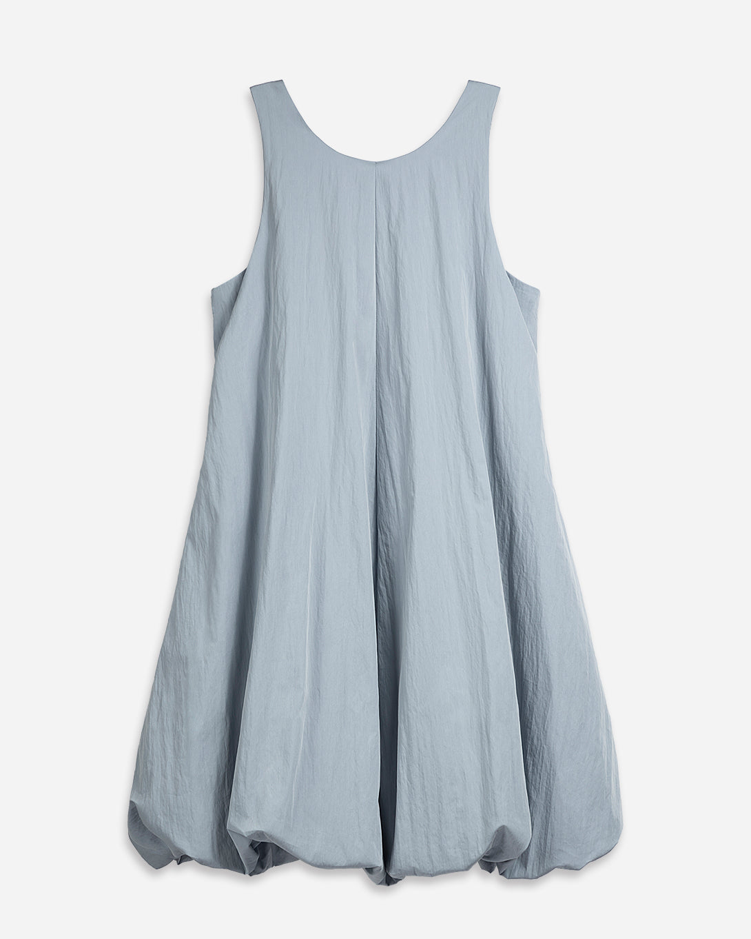 Sea Blue Cloud Dress Womens Sleeveless Dress Pleated Dress Womens Short Length Dress 