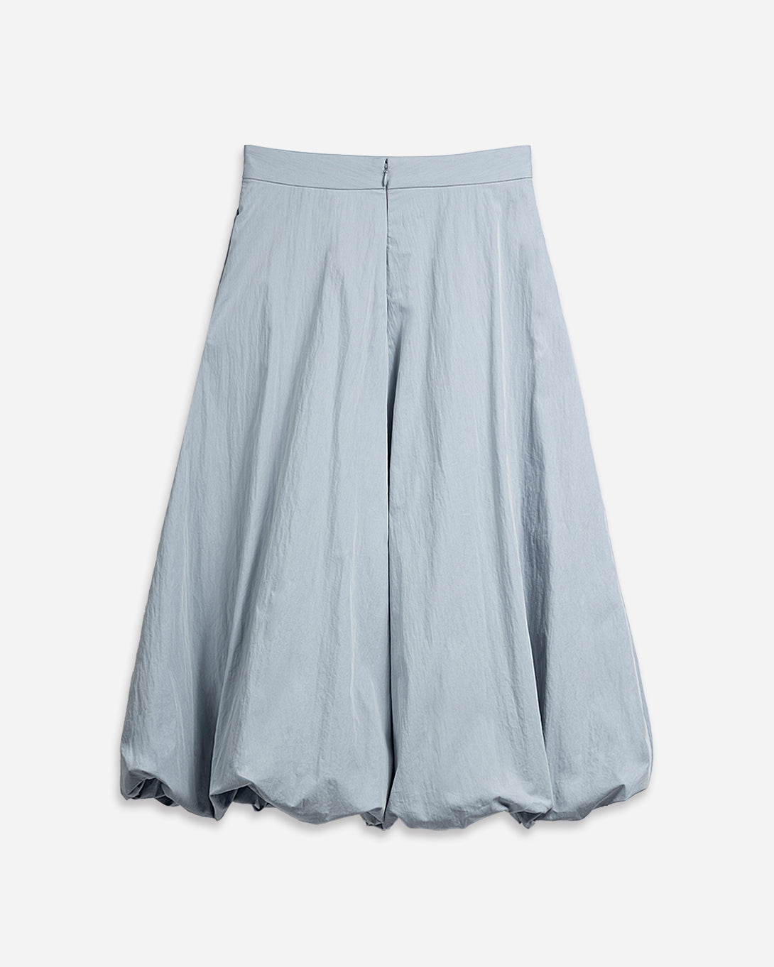 Sea Blue Balloon Skirt Womens Long Skirt Womens Pleated Layered Skirt 