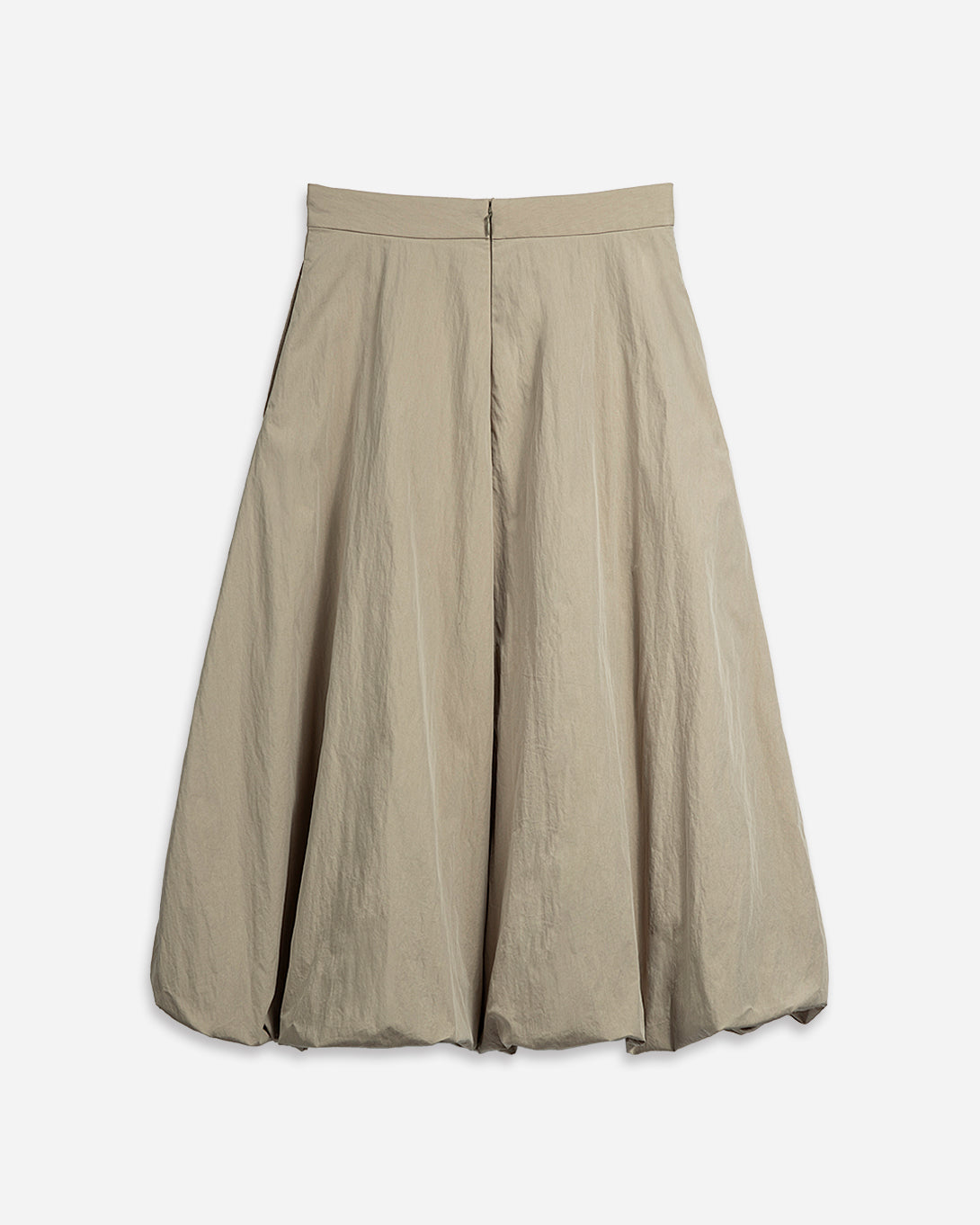 Stone Brown Balloon Skirt Womens Long Skirt Womens Pleated Layered Skirt 
