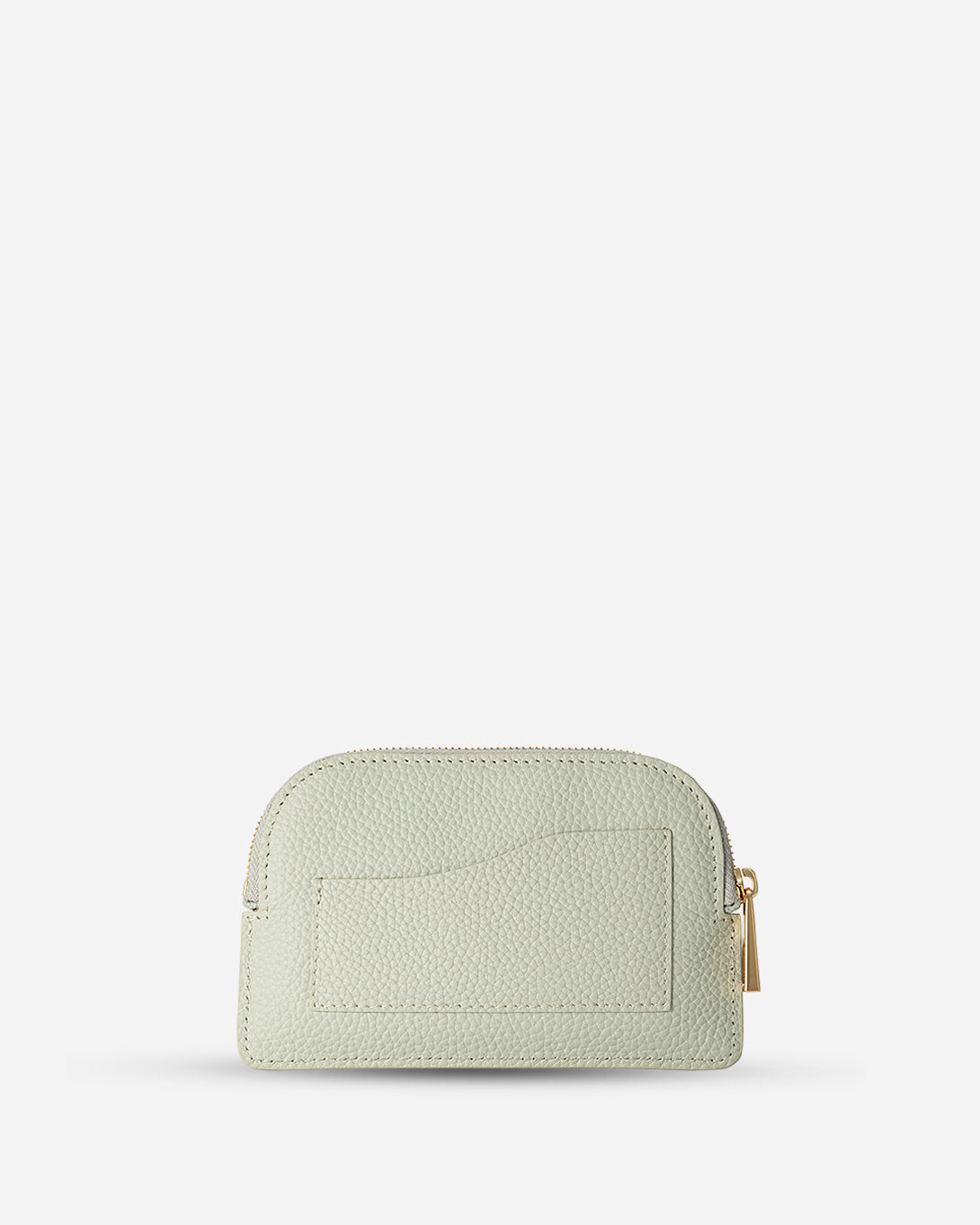 Seaweed Green Coin Pouch Womens Small Leather Pouch Coin Leather Bag 