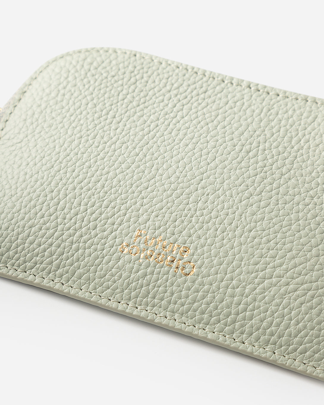 Seaweed Green Coin Pouch Womens Small Leather Pouch Coin Leather Bag 