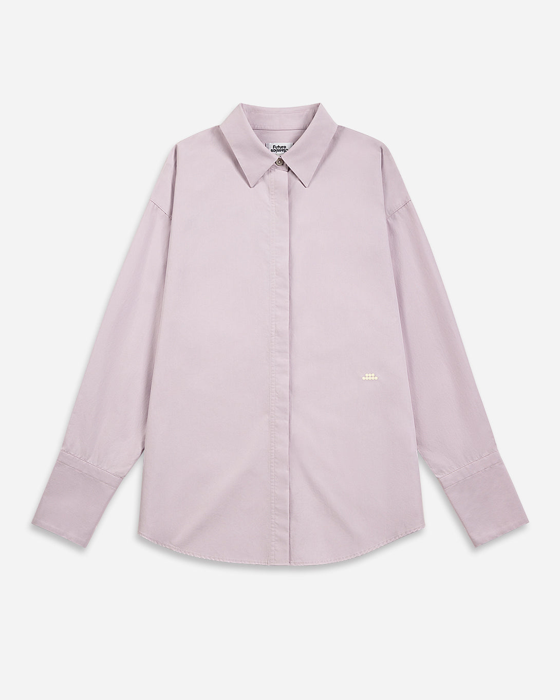 Iris Purple Back Slit Shirt Womens Button Up Shirt Long Sleeve Woven Shirt Womens Collared Dress Shirt 