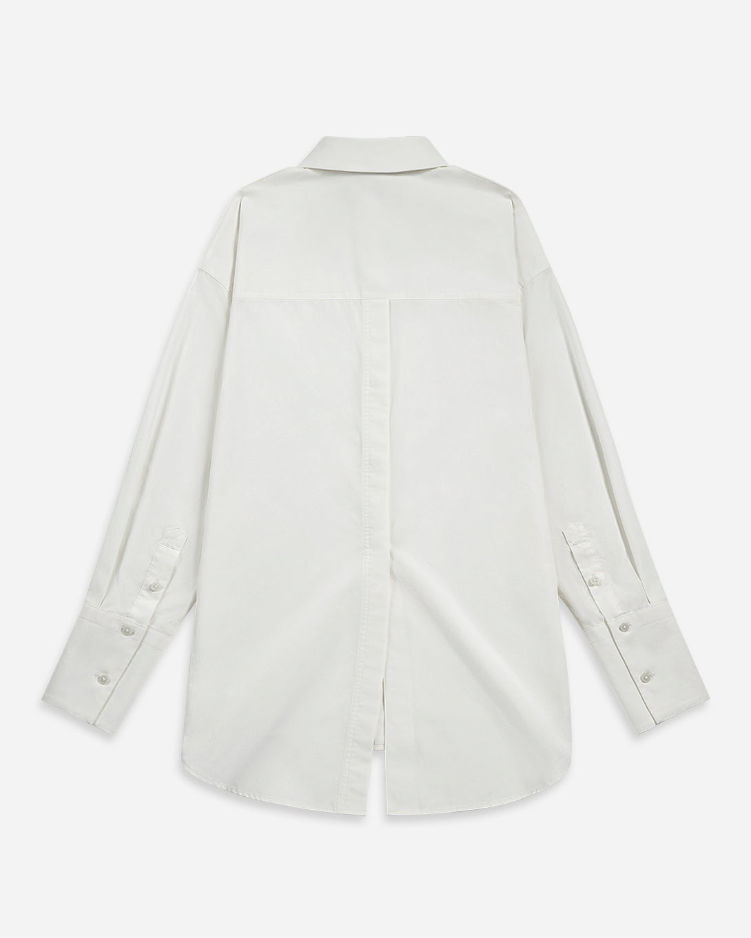 Off White Back Slit Shirt Womens Long Sleeve Women Shirt Womens Collared Button Up 