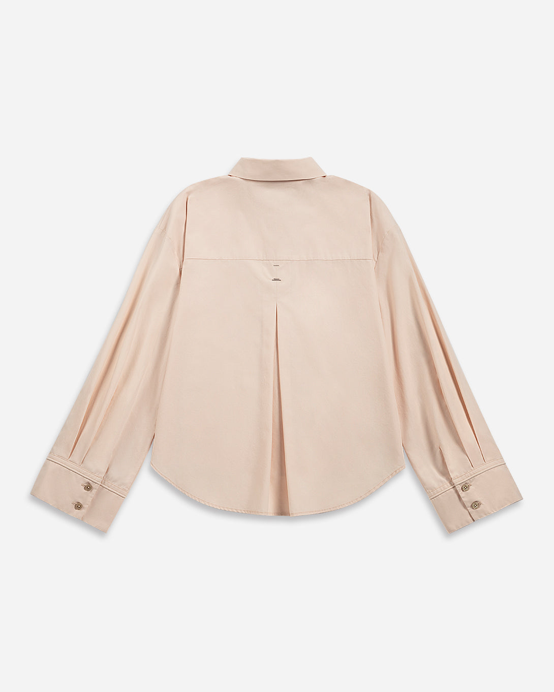 Lt Coral Bell Sleeve Boxy Shirt Womens Green Boxy Woven Shirt Womens Relaxed Fit Top Womens Collared Button Up Shirt 