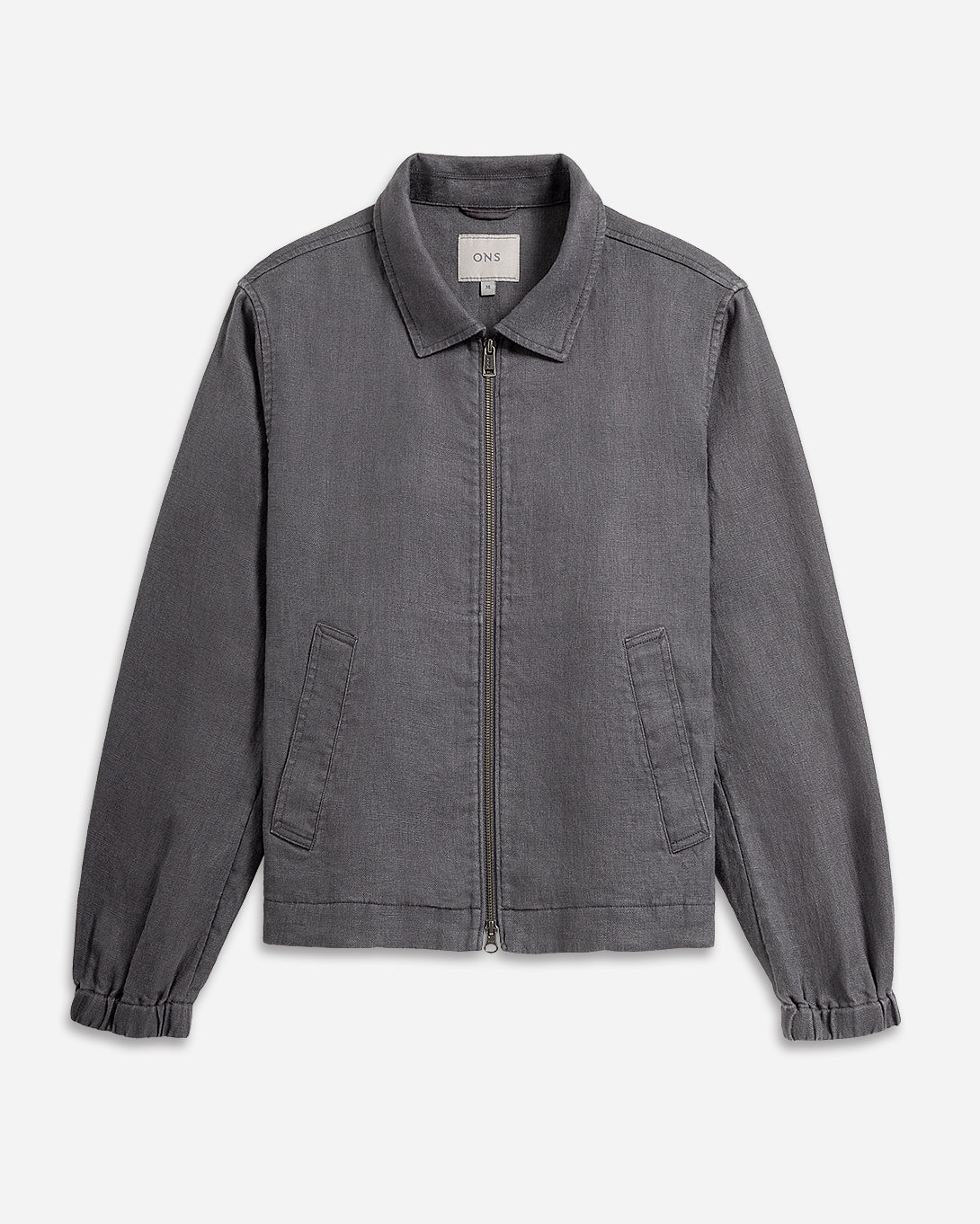 Forged Iron Connor Linen Jacket Mens Linen Zip Up Jacket 