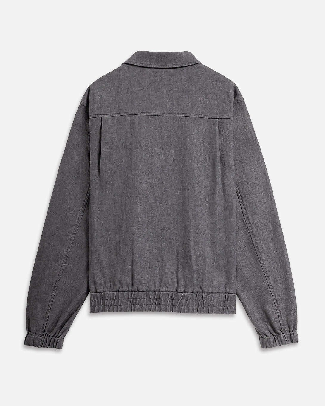 Forged Iron Connor Linen Jacket Mens Linen Zip Up Jacket 