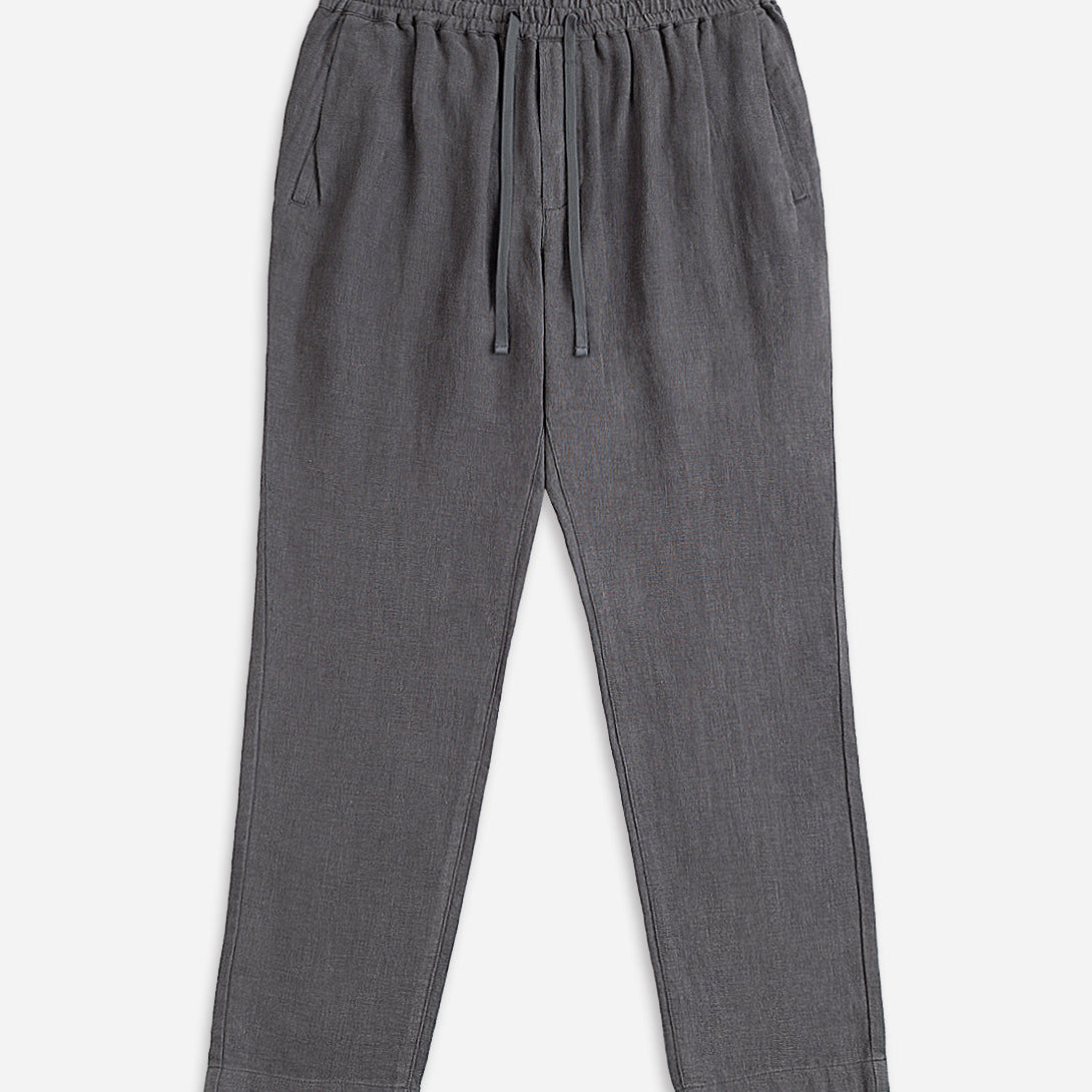 Forged Iron Ward Linen Pants Mens Linen Drawstring Pants Lightweight Summer Pants 