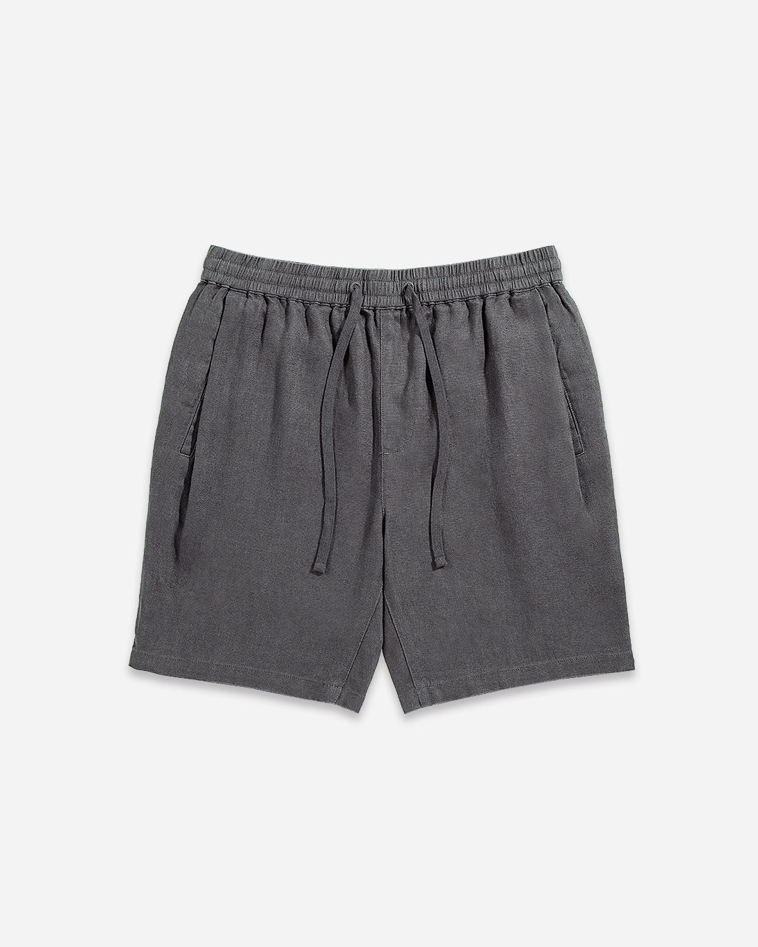 Forged Iron Ward Linen Shorts Mens Linen Drawstring Shorts 