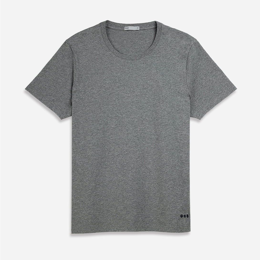 Charcoal Heather Village Heather Tee Mens Summer T Shirt Short Sleeve Shirt 