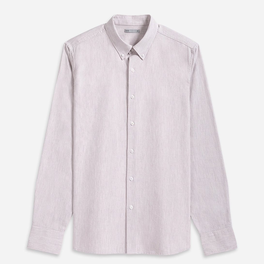 Dusty Purple Heather Fulton Heather Oxford Shirt Mens Button Down Dress Shirt Heather Oxford Shirt Button Down Collar 