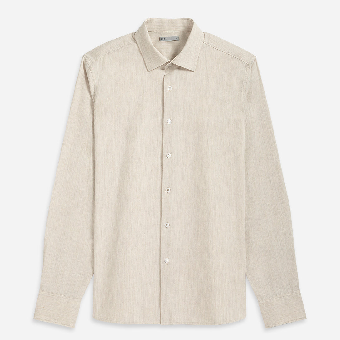 Off White Heather Adrian Heather Oxford Shirt Mens Oxford Shirt Mens Button Up Spread Collar Shirt All Seasons